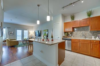 Kitchen Cabinets at Easton Apartments, Dallas, TX, 75206